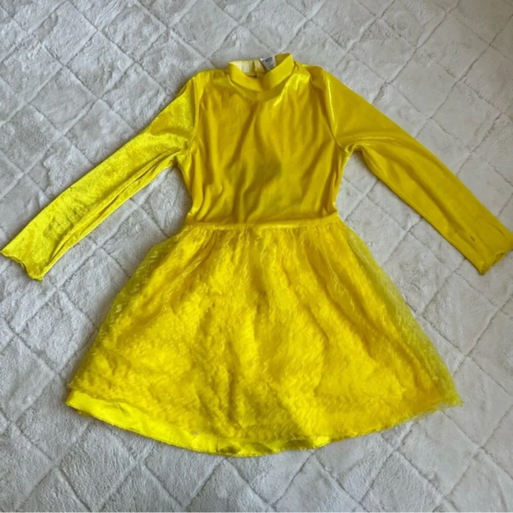 Pokemon | Girls Long Sleeve Pikachu Dress Costume | Size 8/10